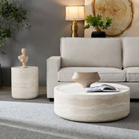 Round Coffee Table Set (Set Of 2) by Brayden Studio