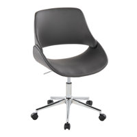 Najrin Faux Leather Upholstered Office Chair