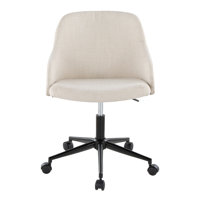 Bacci Office Chair in , Polyester Blend by George Oliver