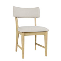 Helina Contemporary Upholstered Split Back Dining Chair (Set of 2) by Ebern Designs