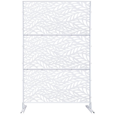 Outdoor & Indoor Privacy Screen Metal Privacy Screen 76" H×48" W