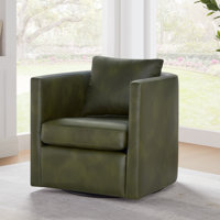 Riona Midnight Swivel Barrel Chair