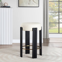 Rothi Vegan Leather Counter Stool by Latitude Run