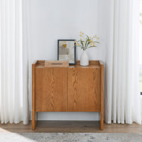 Elegido Buffet Sideboard Cabinet with Adjustable Shelves, Rustic Storage Cabinet for Entryway, Hallway, Living Room, Kitchen, Dining Room, Bedroom by Millwood Pines
