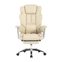 Adjustable Ergonomic Faux Leather Office Chair Gaming Chair Swiveling PC & Racing Game Chair by Ivy Bronx