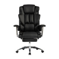 Adjustable Ergonomic Faux Leather Office Chair Gaming Chair Swiveling PC & Racing Game Chair by Ivy Bronx