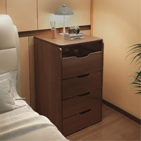3 in 1 Vanity Desk with Plip Top Mirror,Small Make Up Vanity Set with Visible Glass Desktop by Latitude Run