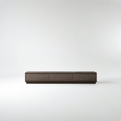 118 in. Modern TV Stand Extendable Media Console with 3 Drawers by Orren Ellis