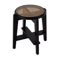 Chamelle Solid Wood Accent Stool by Bayou Breeze
