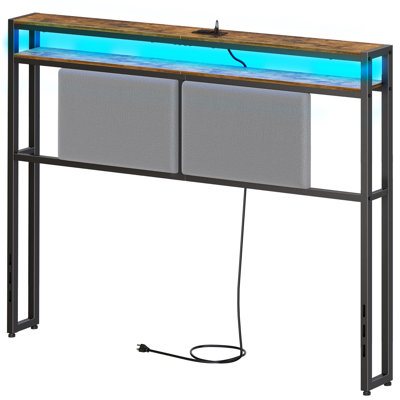 Lutske Upholstered  Headboards  with Storage and Charging Station by Wrought Studio