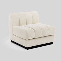 Modular Sectional Sofa, 3-Seater Contemporary Sleeper Sofa with Solid Wood Base by Ebern Designs