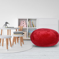 Minky Velvet Bean Bag Chair by Trule