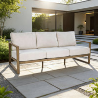 Hamarto Patio Aluminum Sofa With Olefin Cushions by Peak Home Furnishings