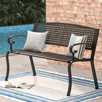 Metal Outdoor Garden Bench by Charlton Home