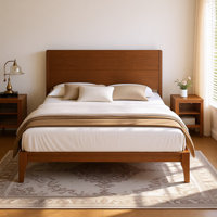 Platform Bed with Headboard by Winston Porter