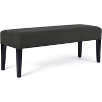 Dining Room Bench Covers Stretch Spandex Upholstered Bench Seat Cushion Slipcovers For Kitchen Dining Bench Seat Protector (Large) by Latitude Run