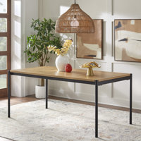 Jeremaiah 67" Rectangular Dining Table by 17 Stories