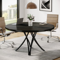 47" Round Conference Table For 4 by 17 Stories