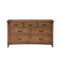 Dukene 7-Drawer Dresser - Honey Oak by Millwood Pines
