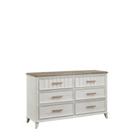 Culbreth Dresser - Weathered White - Sand Top by Gracie Oaks
