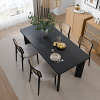 33.5"W×30"H Wood Dining Table Kitchen Table with 4 Legs by Winston Porter