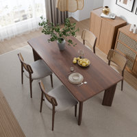 33.5"W×30"H Wood Dining Table Kitchen Table with 4 Legs by Winston Porter