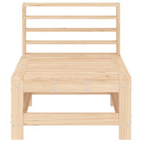 Ophelia & Co. Patio Middle Sofas 2 Pcs Solid Wood Pine by Ophelia & Co.