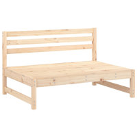 Ophelia & Co. Patio Middle Sofas 2 Pcs 47.2"X31.5" Solid Wood Pine by Ophelia & Co.