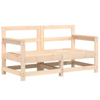 Ophelia & Co. Patio Corner Sofas 2 Pcs Solid Wood Pine by Ophelia & Co.