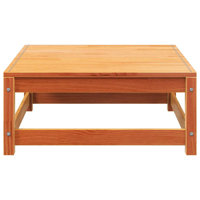 Ophelia & Co. Patio Sofa With Footstool 2-Seater Solid Wood Pine