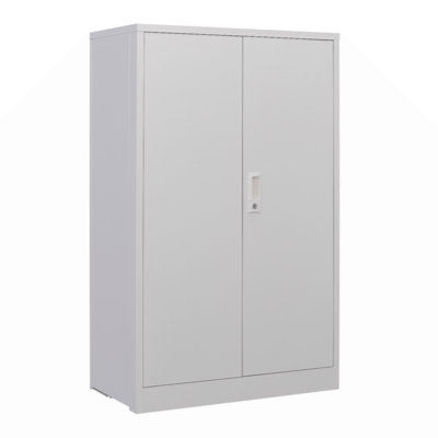 Metal Filing Cabinet Storage Cabinet With Shelves and Doors Folding Filing Storage Cabinet Folding Storage Locker Cabinet by 17 Stories