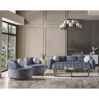 Gabri Chenille 3-Piece Sofa Set by Latitude Run