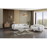 Chateau Chenille 2-Piece Sofa Set by Latitude Run