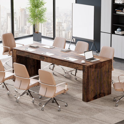 78.7" Rectangle Conference Table by Ebern Designs