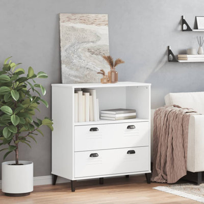 17 Stories Bookcase VIKEN White 31.5"X15.7"X35.4" Engineered Wood by 17 Stories