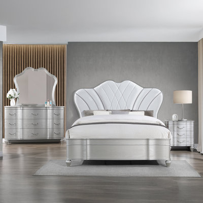 Hinsley 4PC Bedroom Set by Rosdorf Park