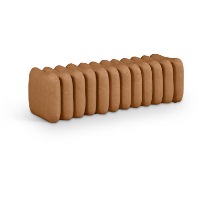 Esbeidy Vegan Leather Bench by Brayden Studio