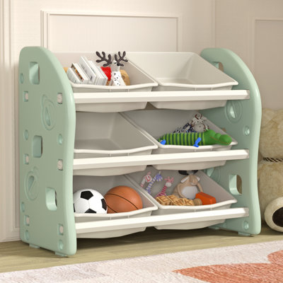 Kids Toy Organizer with Bins by Zoomie Kids