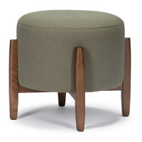 Blanche Ottoman by George Oliver