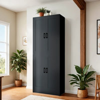 Kitchen Pantry Cabinet, 71" Tall Kitchen Pantry Storage Cabinet With Doors, Kitchen Pantry Hutch With Storage For Kitchen, Dining Room by Ebern Designs