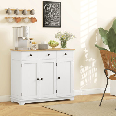Sideboard with Solid Wood Countertop by August Grove