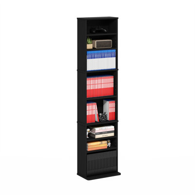 9-Shelf Multimedia Media Storage Tower Rack with Adjustable Shelves by Ebern Designs