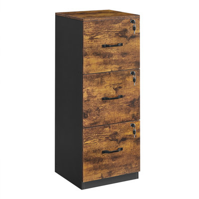 3-Drawer File Cabinet With Lock by Ebern Designs