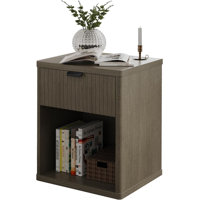 1-Drawer Nightstands With Open Cubby by Latitude Run