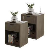 1-Drawer Nightstands With Open Cubby by Latitude Run