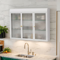 Wall Mounted Cabinet With Glass Doors by Latitude Run
