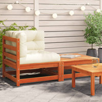 Lark Manorâ„¢ Patio Sofa Corner With Cushions And Footstool by Lark Manor