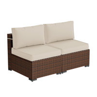 Wicker Outdoor Patio Sofa