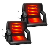 heated Stadium Seats With Back Support And Cushion (2-pack) by Latitude Run