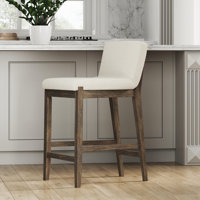 Upholstered Wooden Stool